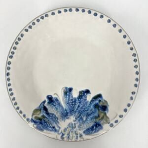 Anthropologie Ginny Blue Bloom 8" Dessert Plate Single Plate Discontinued